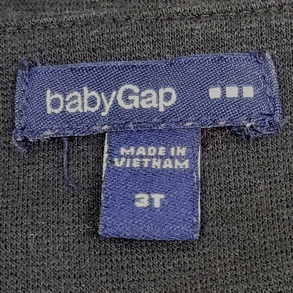 Baby Gap Black Dress with Buttons and Bell Sleeves Size 3T - Picture 5 of 8